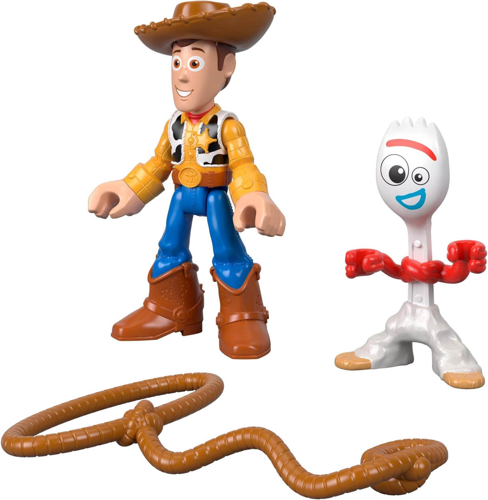 Fisher-Price Imaginext Disney Pixar Toy Story 4 Woody & Forky Figure 2-Pack