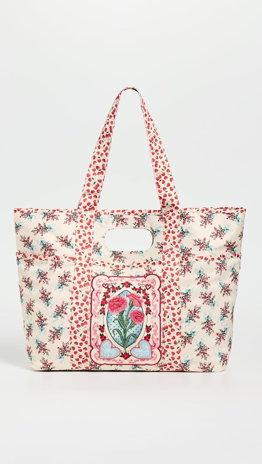AGUA BENDITA Women's Anna Cherish Embroidered Tote Bag - Image 3