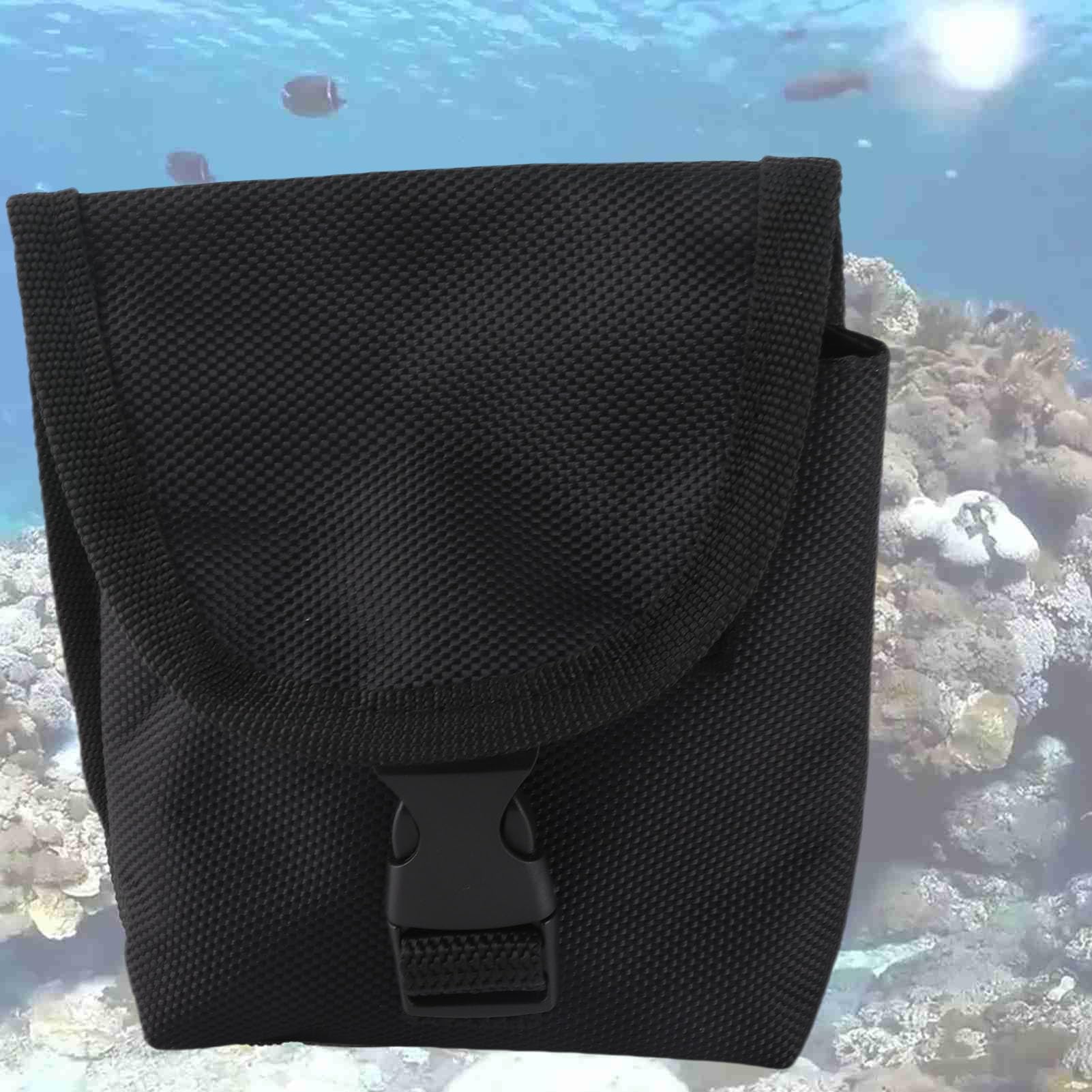Tbest Tasca Subacquea Imbottita Peso Tasca Subacquea Peso Tasca Panno Oxford Tasca portaoggetti Subacquea Pesa con Fibbia Regolabile a sgancio rapido Sostituzione per subacqueo Scuba Divers