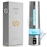 PUREPEBRIX Hydrogen Water Bottle Generator-Up to 8100 PPB Molecular Hydrogen, 12-Hour Hydrogen Retention, IHSA Certified SPE/PEM Tech, Portable Hydrogen Bottle, Healthy Gift (Platinum) Platinum 10 Oz