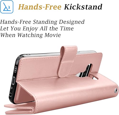 Miniatura 4 de Takfox - Funda para LG Stylo 6, funda tipo cartera para LG Stylo 6, piel sintética, multiusos, ranuras para tarjetas de crédito, soporte para