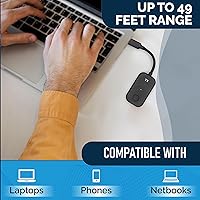 Vista 6 de ClearClick Present+Share (Edición USB-C) - Sistema inalámbrico de presentación y transmisión de video para portátiles y teléfonos inteligentes