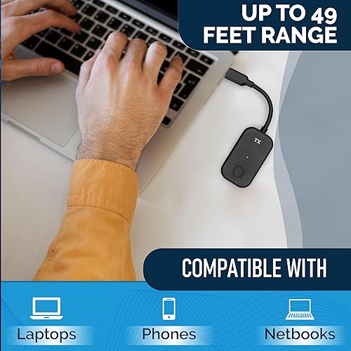 Miniatura 6 de ClearClick Present+Share (Edición USB-C) - Sistema inalámbrico de presentación y transmisión de video para portátiles y teléfonos inteligentes (2