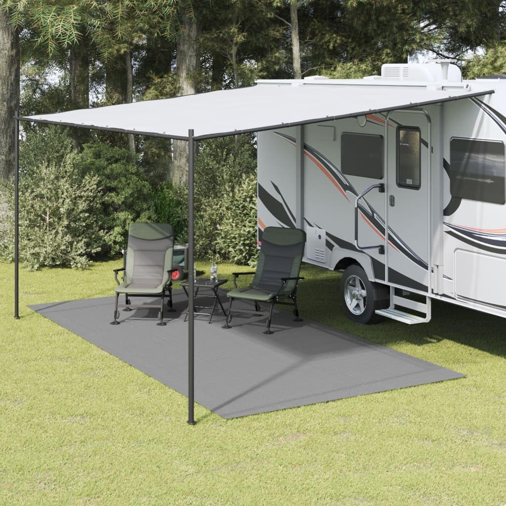 Tapis de Tente Vert 5x3 m en Polyester avec Mousse PVC, résistant aux UV, antidérapant, idéal pour Camping, randonnée, abri ou Bivouac, Facile à découper et à Ranger