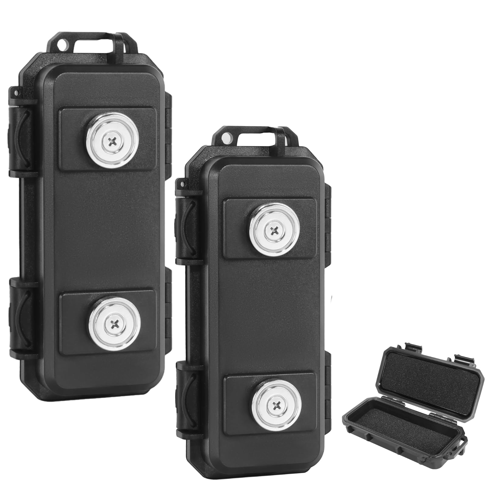 KVAEY 1 PCS Magnetic Key Box, Indoors Outdoors Waterproof Magnetic Hidden Key Holder - View #9