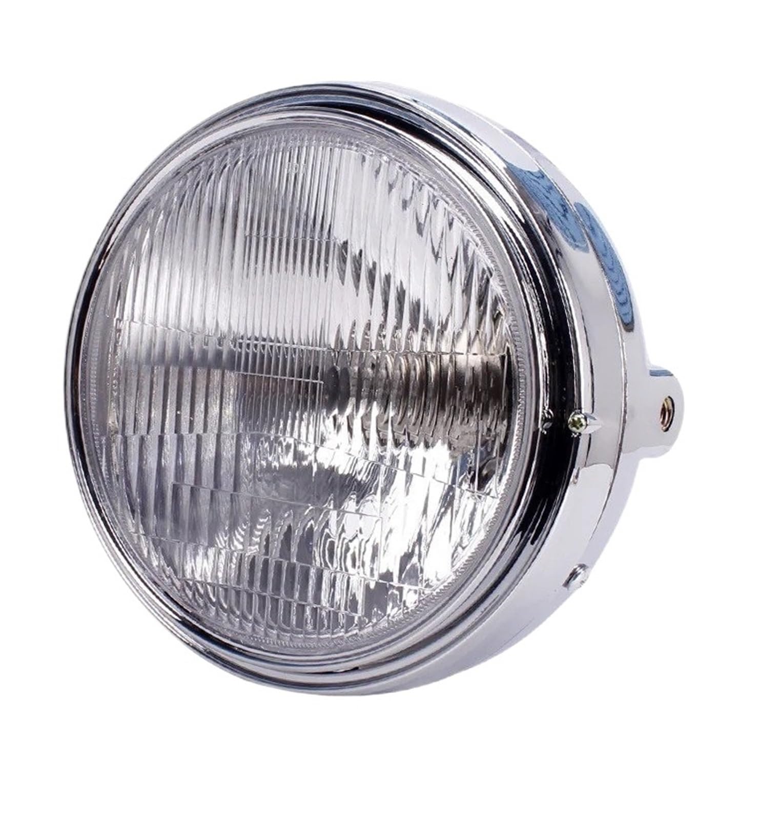 Faros Delantero 7 "35 W 12 V LED Redondo Universal Faro Motocicleta Bombilla H4 Lente Transparente 7,8" Lámpara De Cabeza Corriente Faro(1)