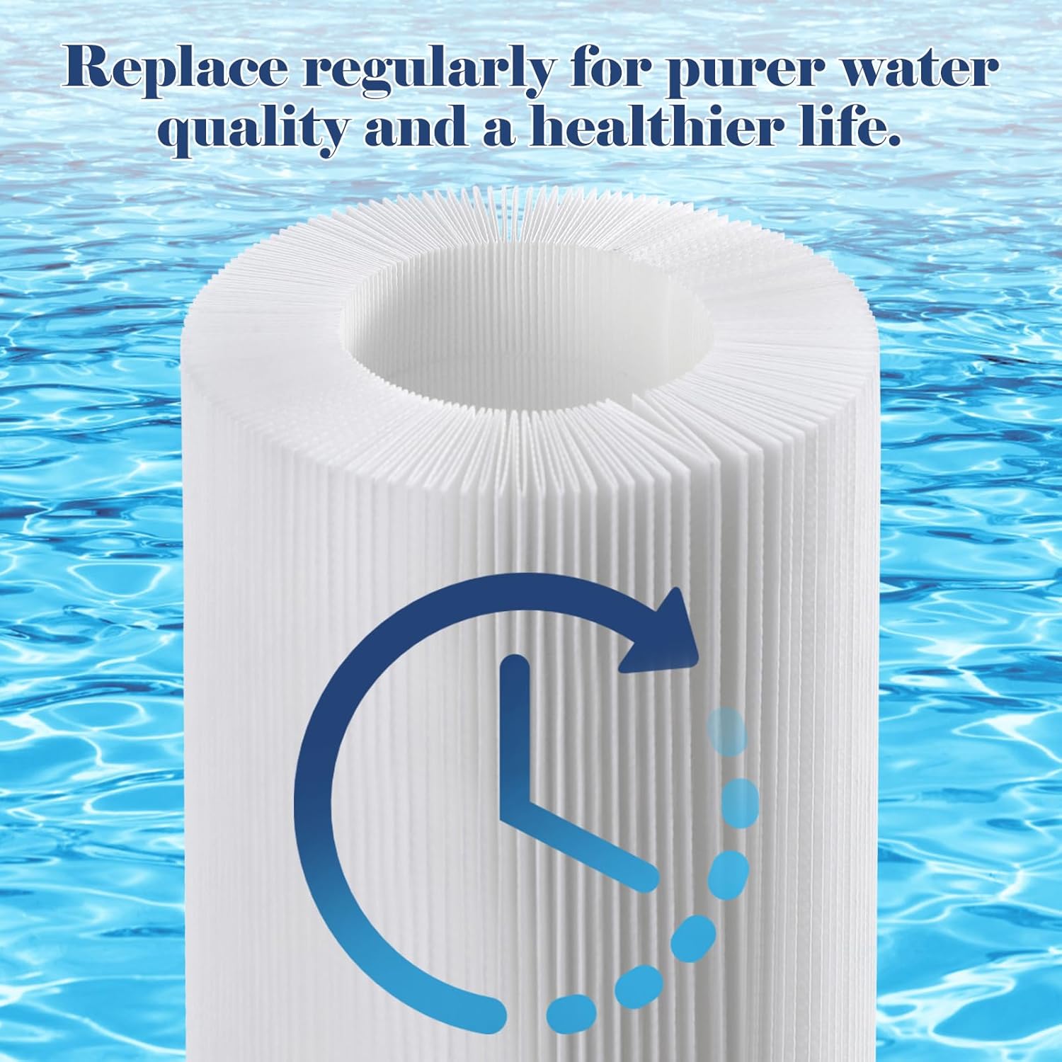 4 Pack Hot Tub Spa Flat Filters Compatible with Spas M Series, Swim Series, and A Series(2023 to Present) A5 A6 A7 A8 A9, Spa Filter Replacement Ensures Clear Water Quality