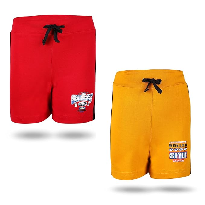 Buy Savage Fancy Cotton Shorts for Boys 