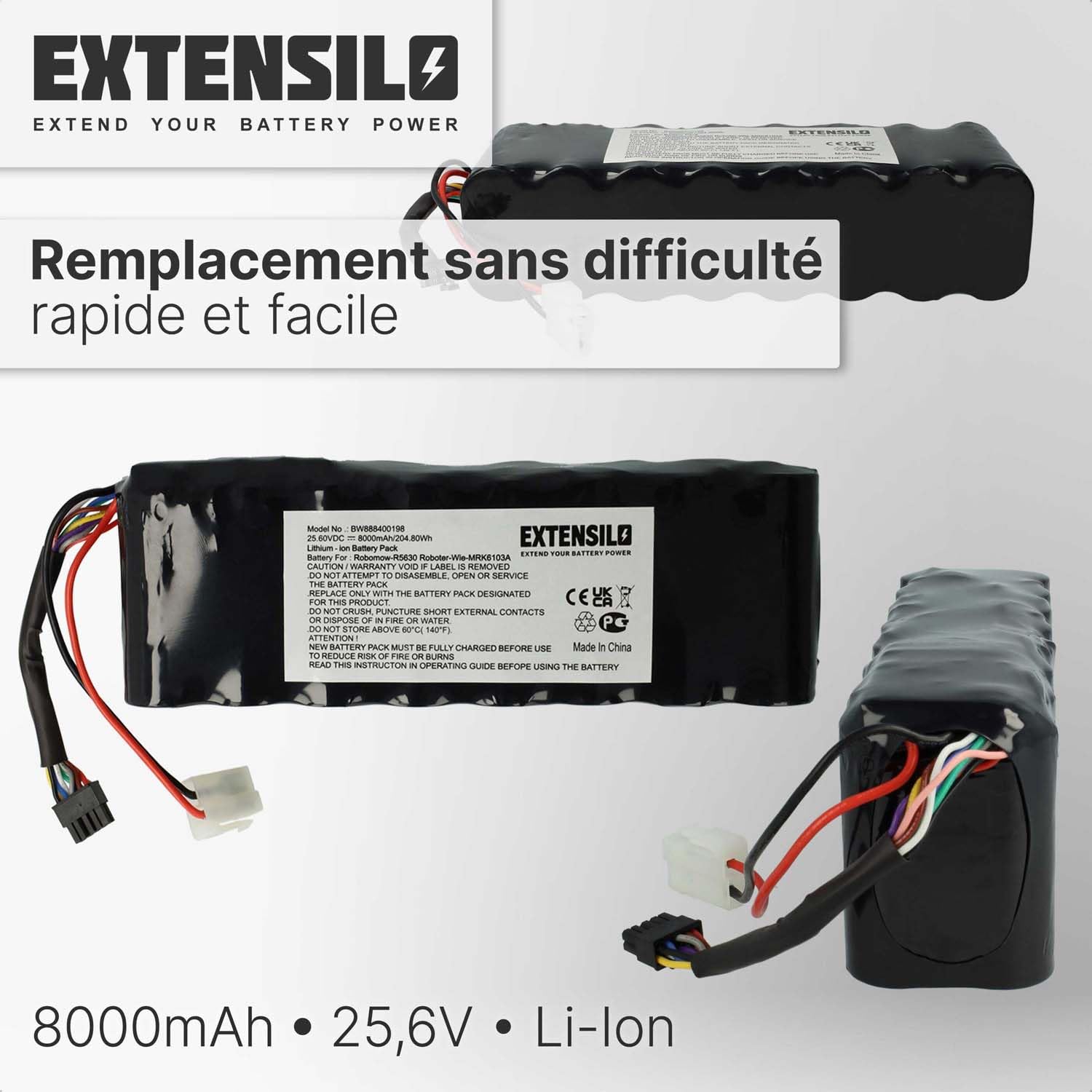 Batterie Compatible avec Robomow RS625