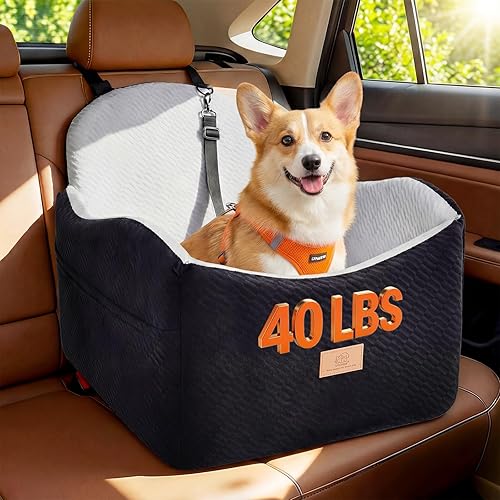 Dog Car Seat for Medium/Small Dogs, Dog Booster Car Seat,