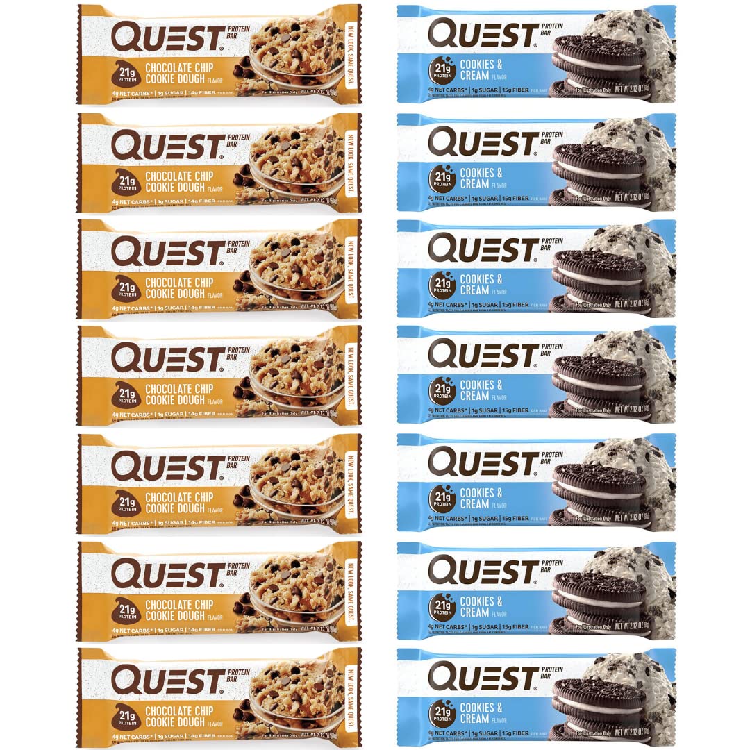 Quests Nutrition Protein Bars, Chocolate Chip Cookie Dough
