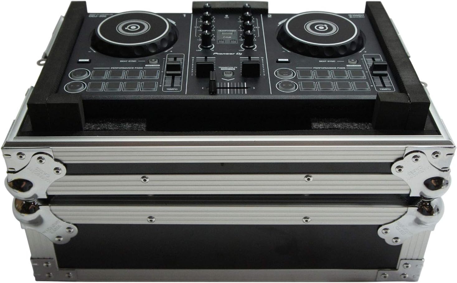 Harmony Audio HCDDJ200 Flight Glide Laptop Stand Tray DJ Custom Case Compatible with Pioneer DDJ-200