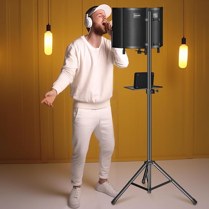 Pantalla acústica aislante para micrófono profesional AO-504 miniatura 8