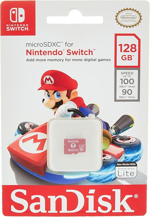 SanDisk microSDXC UHSI card for Nintendo Nintendo licensed Product Amazon.co.uk PC & Video
