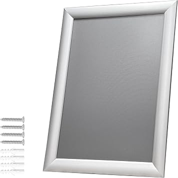Albyco - Photo Frame   A4 Format   Aluminium Clip Frame for Poster, 21 x 30 cm, 25 mm Thick