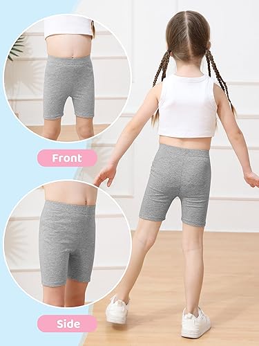 Miniatura 6 de Resinta Paquete de 8 pantalones cortos de algodón para bebés, niñas pequeñas, pantalones cortos de baile de seguridad para niños
