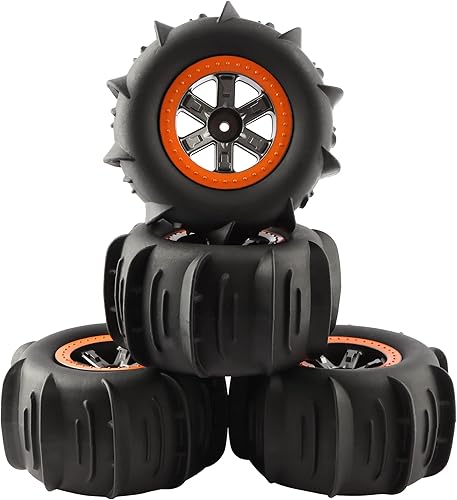 Miniatura 2 de Llantas de paleta RC LG-ZJ02 25-ZJ02 para alta velocidad 9125 X07 X08 X17 9155 9156 RC Cars 9201E 9205E 9206E 200E 201E RZ001G-A 104009 RC Trucks (4