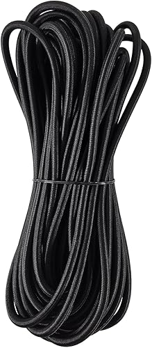 Joneaz Cordón de choque elástico de 14 pulgadas x 50 pies, correa de remolque de color blanco y grado marino