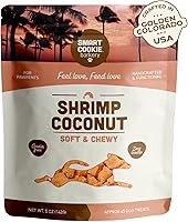 Vista 17 de Smart Cookie Golosinas para Perros Completamente Naturales - Camarones y Coco - Golosinas para Entrenar Perros con Alergias, Estómagos Sensibles