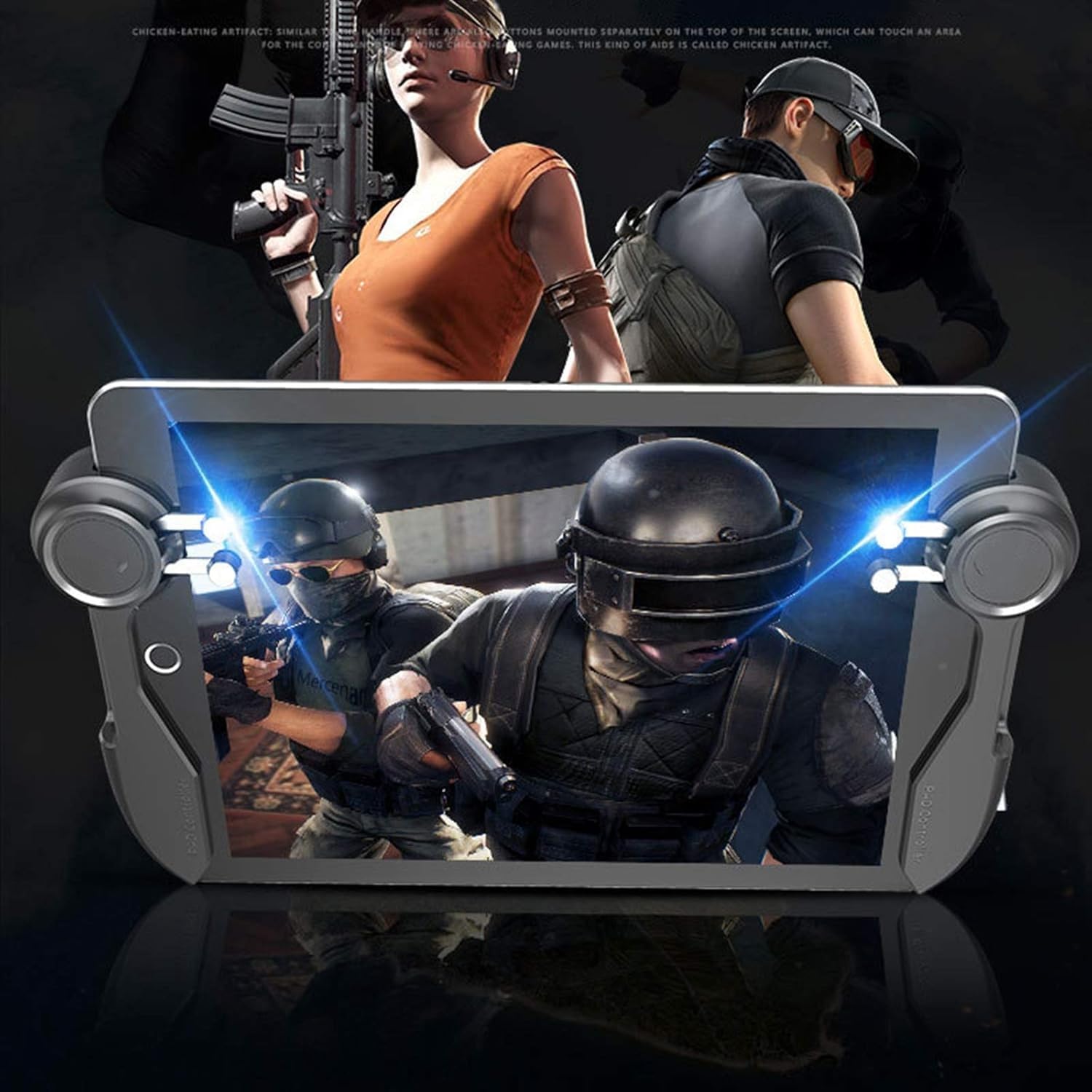 SHEAWA PUBG Controller di Gioco Joystick Trigger Maniglia Sparatutto Fuoco Mira Pulsante Gamepad per iPad Tablet PUBG Accessori di Gioco