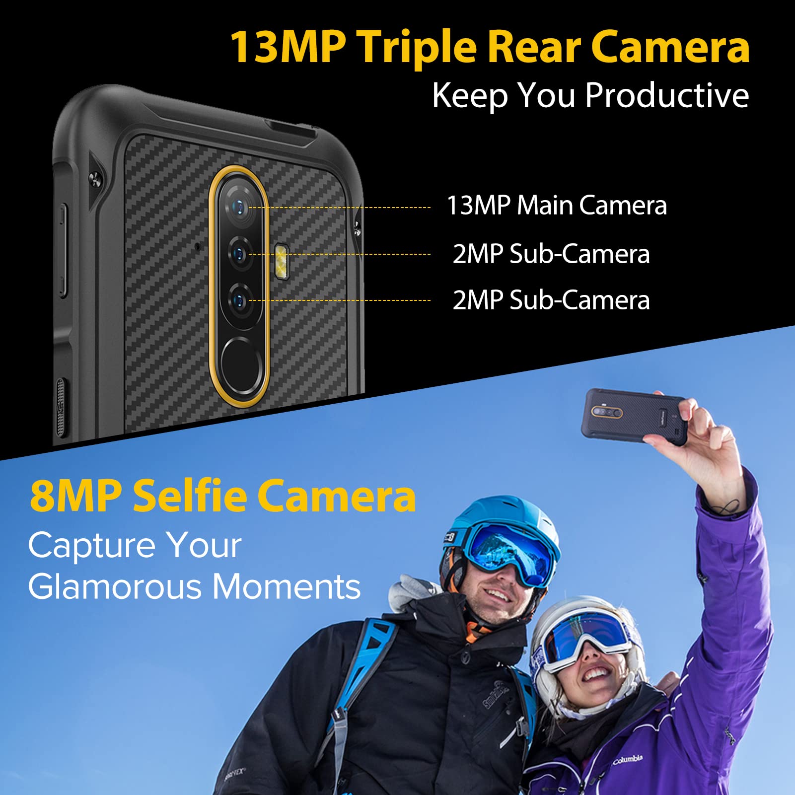 PELLICOLA VETRO PER Ulefone Armor 8 (SOLO Fotocamera) Pellicola