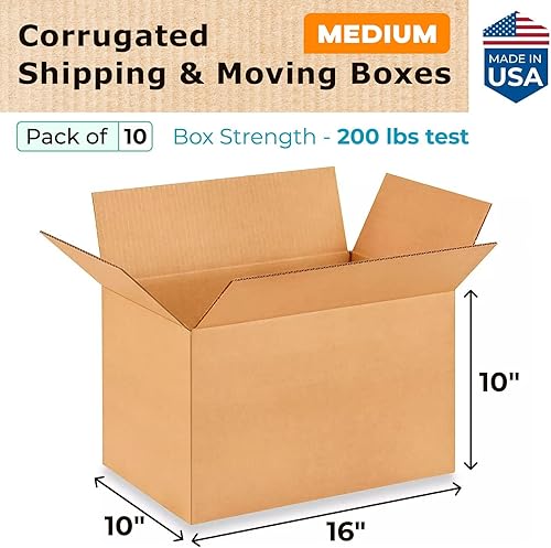 Miniatura 158 de Cajas para envío IDL Packaging - B-1266-5 de cartón corrugado, tamaño pequeño, de 12 pulgadas de largo x 6 pulgadas de ancho x 6 pulgadas de alto