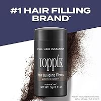 Vista 2 de Toppik Hair Building Fibers, Fill In Fine or Thinning Hair Instantly Thicker, Fuller Looking Hair 9 Shades,4 size options