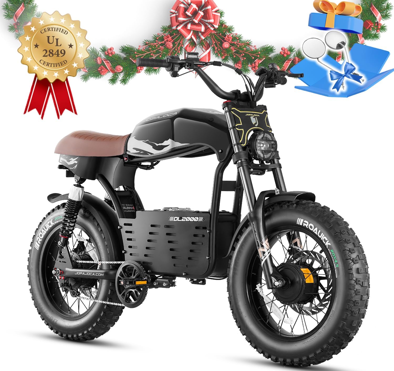 eAhora 4000W Dual Motor Electric Motorcycle Bike for Adults