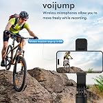 Professional Wireless Microphone for iPhone,iPad,Android, Lavalier Lapel Mic for Video Recording, Mini Mic Crystal Clear Recording with USB-C for Content Creators Vlog YouTube Tiktok Podcast Interview