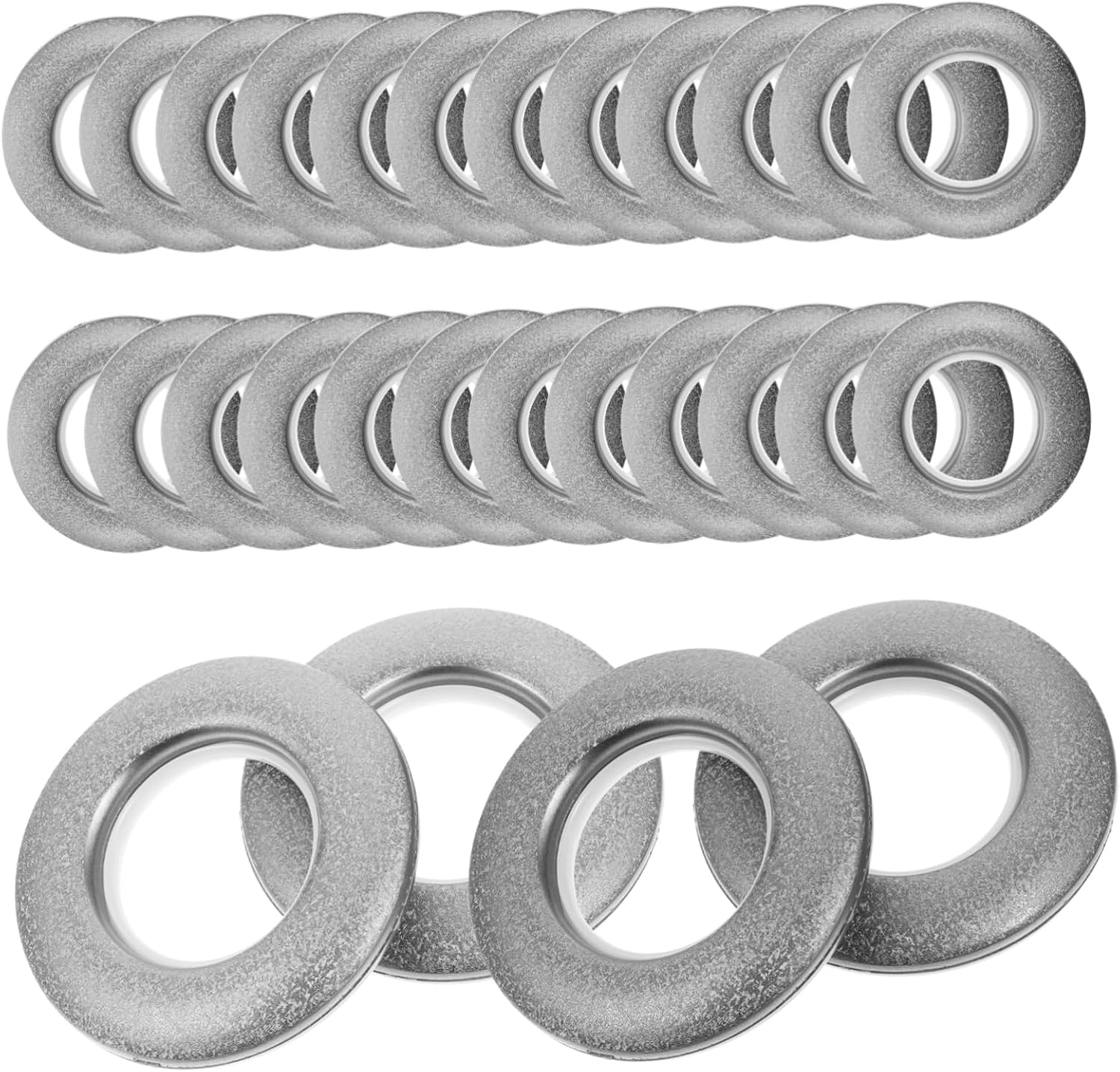 80pcs Self-Locking Curtain Plastic Grommets for Drapery for Curtains Wardrobe Shades and More Smooth Unique Design