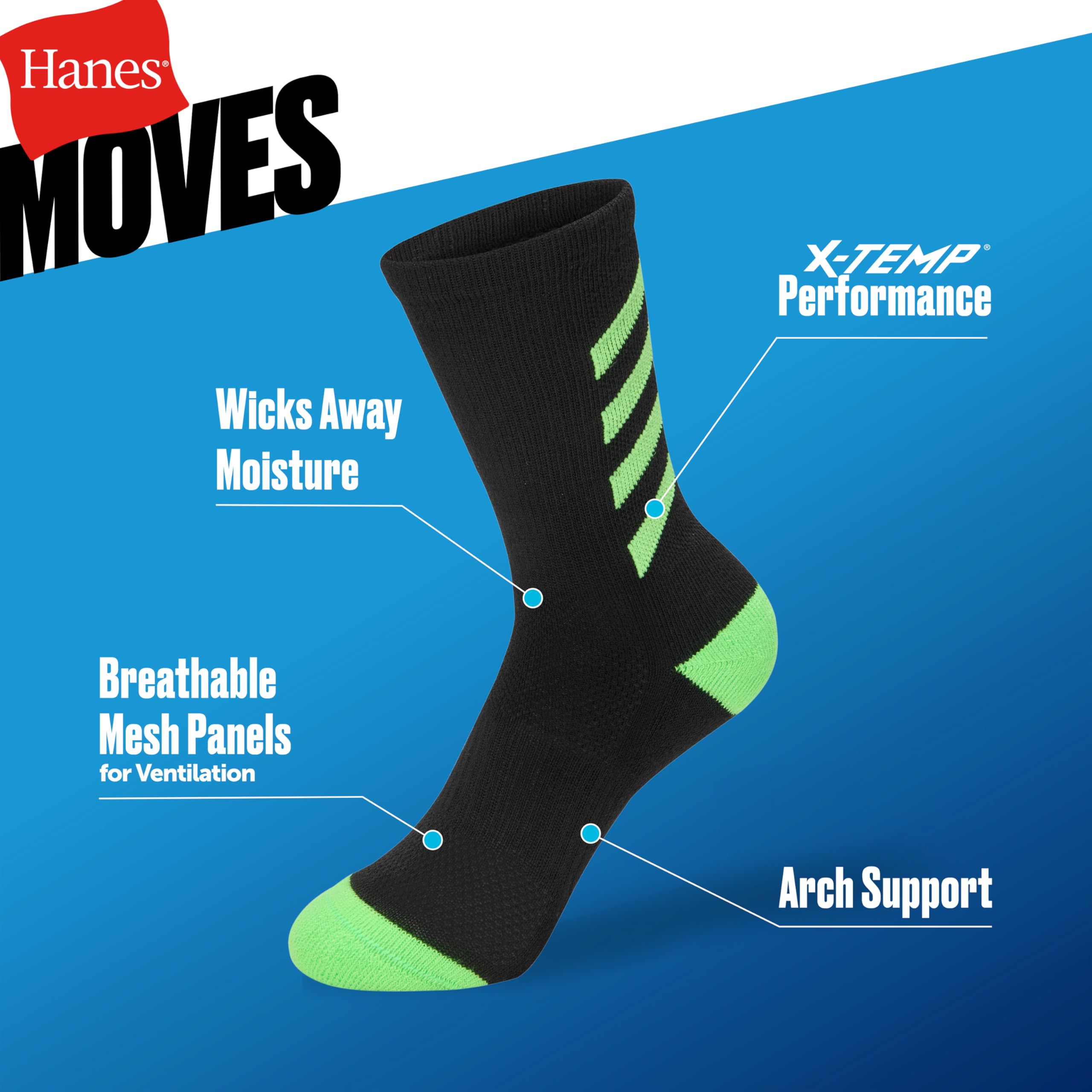 Hanes Jungen Socken (10er Pack)