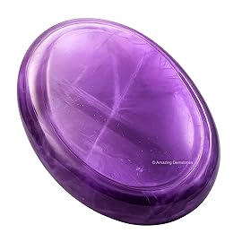 Amazing Gemstone Amethyst Worry Stone, Healing Crystals - Piedra Crystal Fidget for Gift, Meditation, Calming, Relaxation, Stress Relief