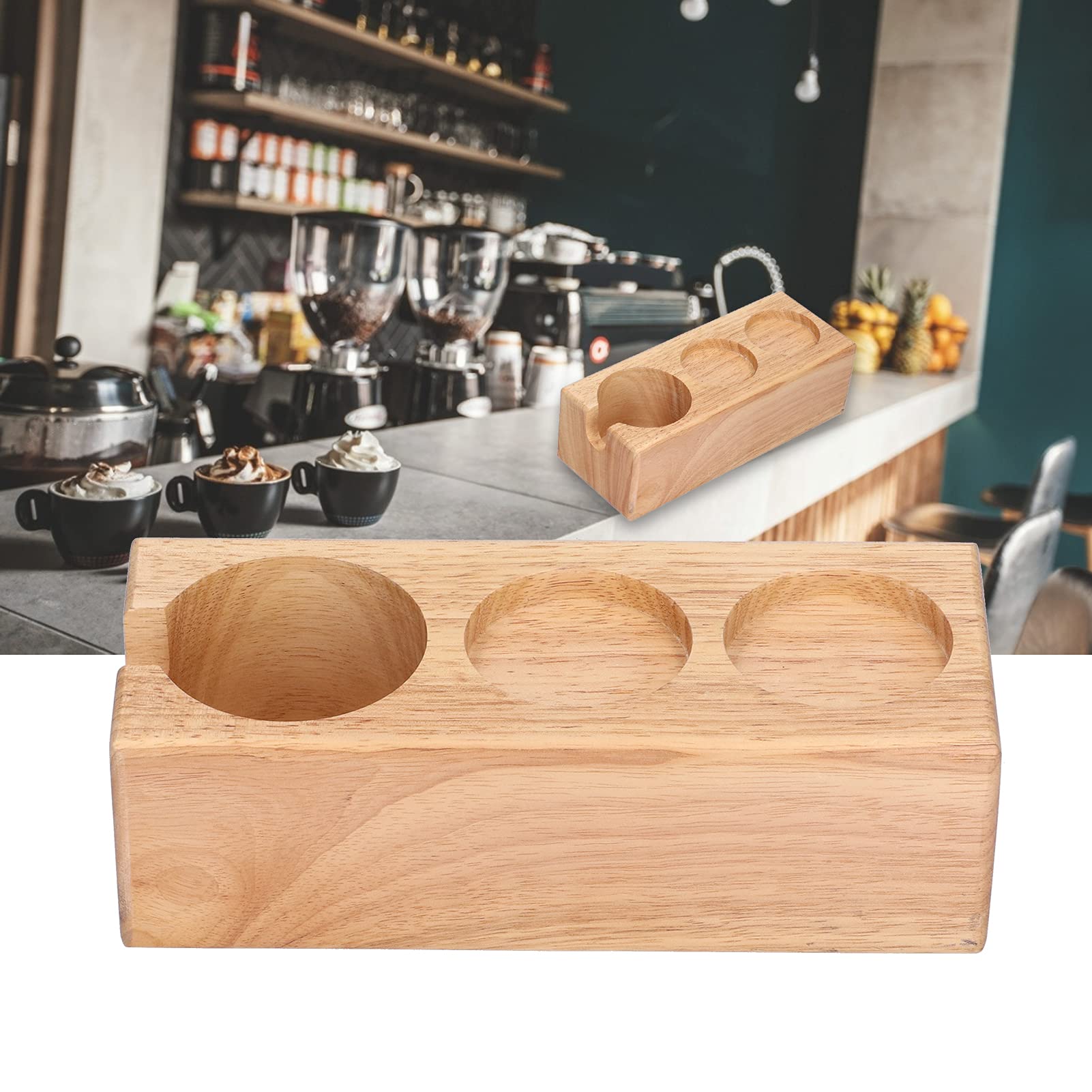 Porta Pressino per caffè con Design in Legno