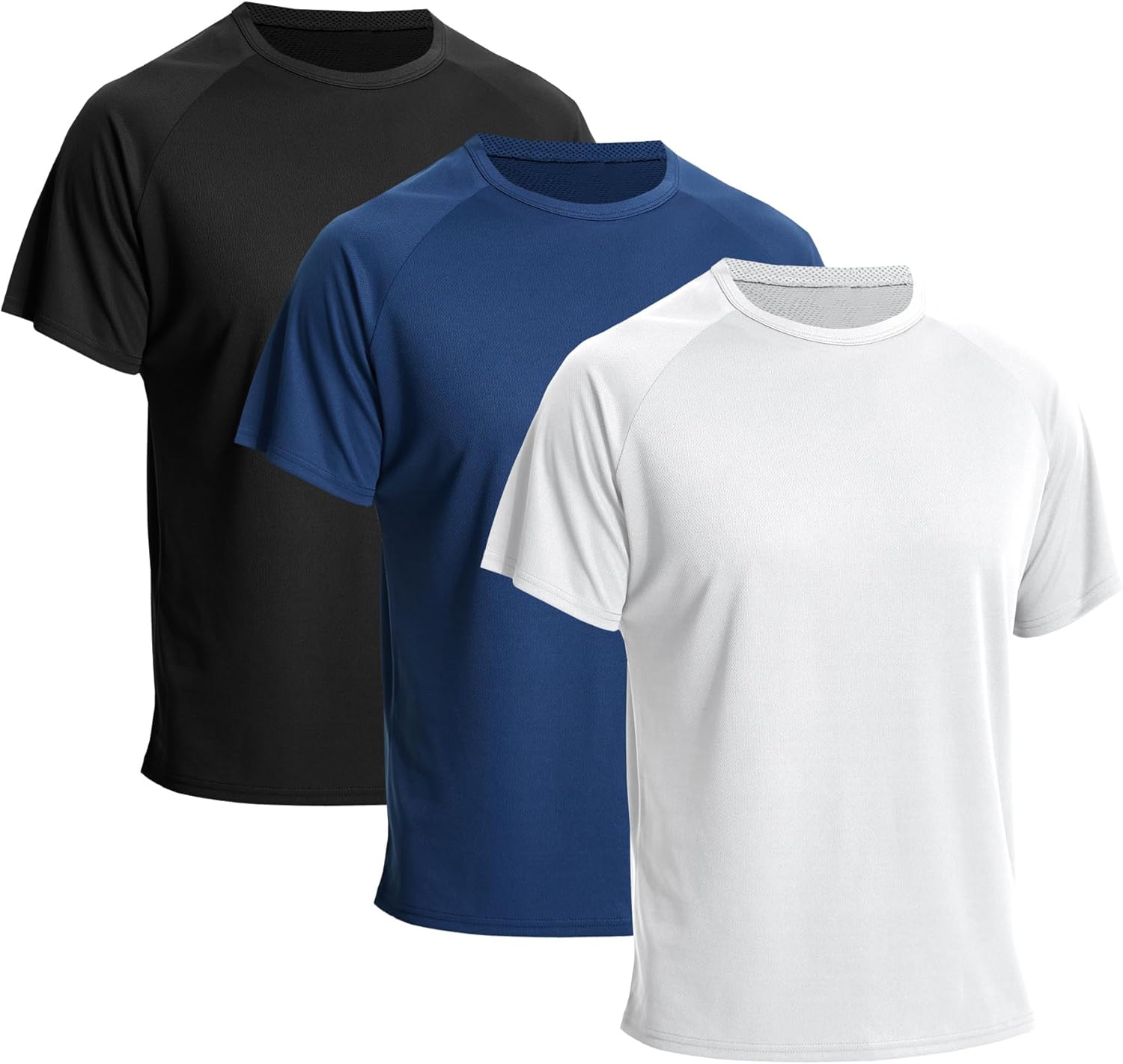 LANBAOSI 3 Pack Exercise Operating Shirts for Males Moisture Wicking Fast …