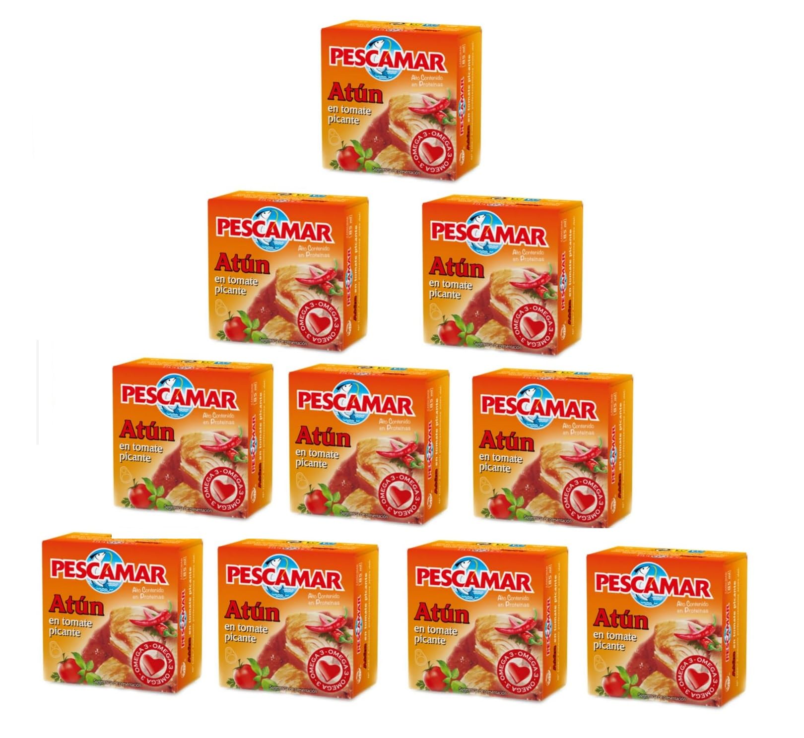 Elazvibes-Thunfischfilet in würziger Tomatensauce, 10er pack – Mediterrane spanische Delikatesse für Salate, Sandwiches & Tapas