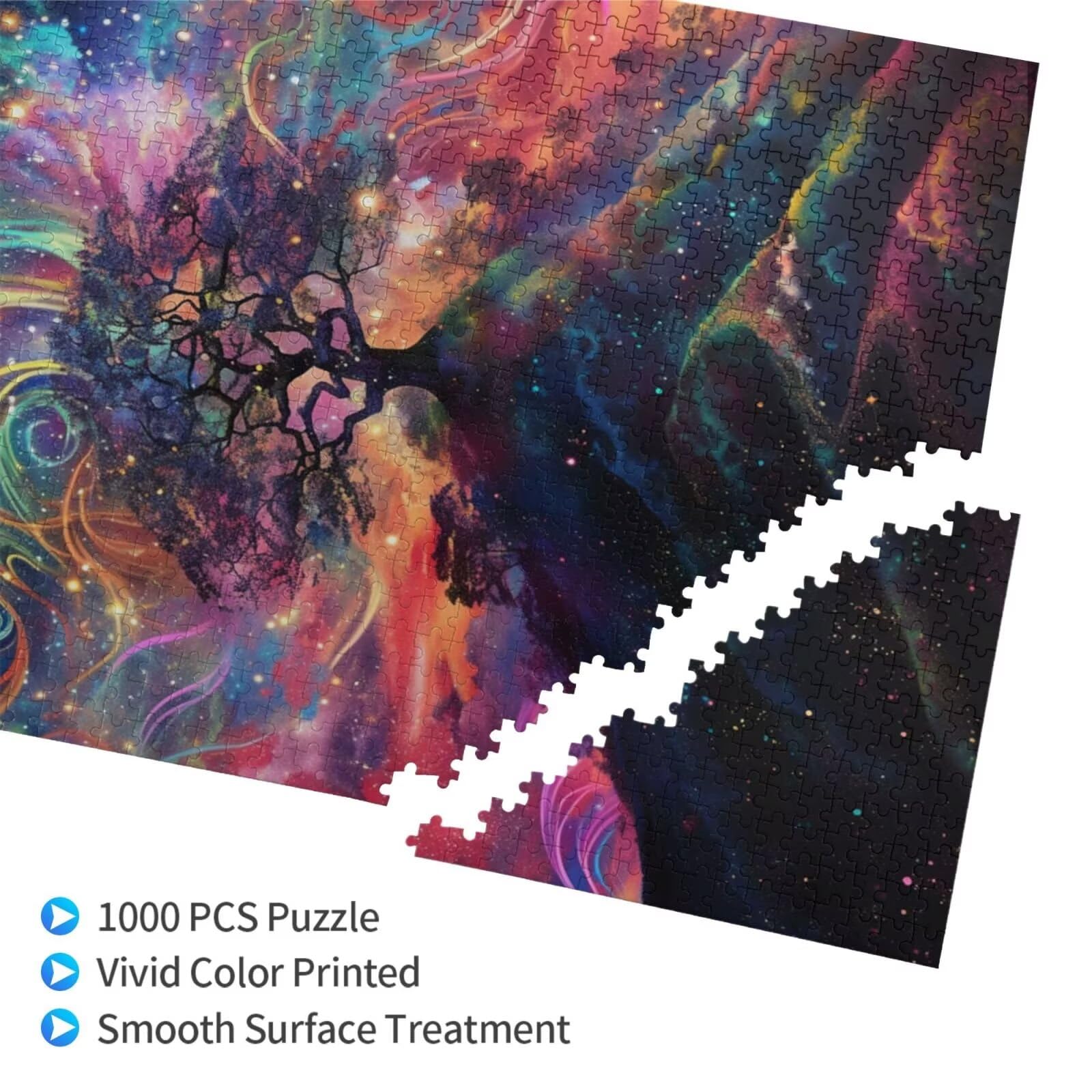 Puzzle Árbol de la Vida 3000 Piezas Sueño Grande Rompecabezas Adultos de Madera,Puzzles Juegos Divertidos/Relajantes/Desafiantes para Adultos y Principiantes,como Regalo para Amigos y Familia 2T-1827