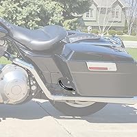 Vista 7 de TCT-MOTORPARTS Soporte de protección de alforja con bracket se adapta a Harley Touring FLHT modelos 97-08