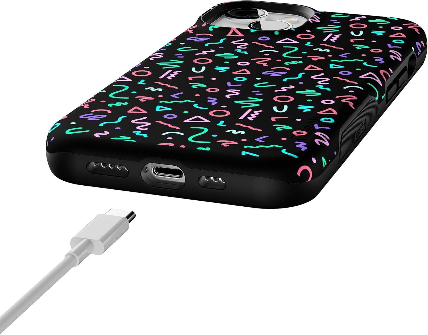 Casely iPhone 14 Case | Always Vibing | Retro | Bold Protective Design | Compatible with MagSafe