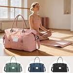 Sports Travel Duffle Bag,Weekender Bag Overnight Bag for Women,Waterproof Sport Gym Bag,Hospital Bag with Shoulder Strap