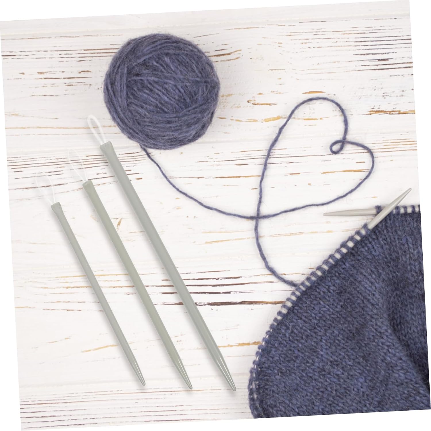 IWOWHERO Wool Yarn Threader Needle Loop Large-Eye Needles Knitting Tool Sewing Supplies Easy to Use