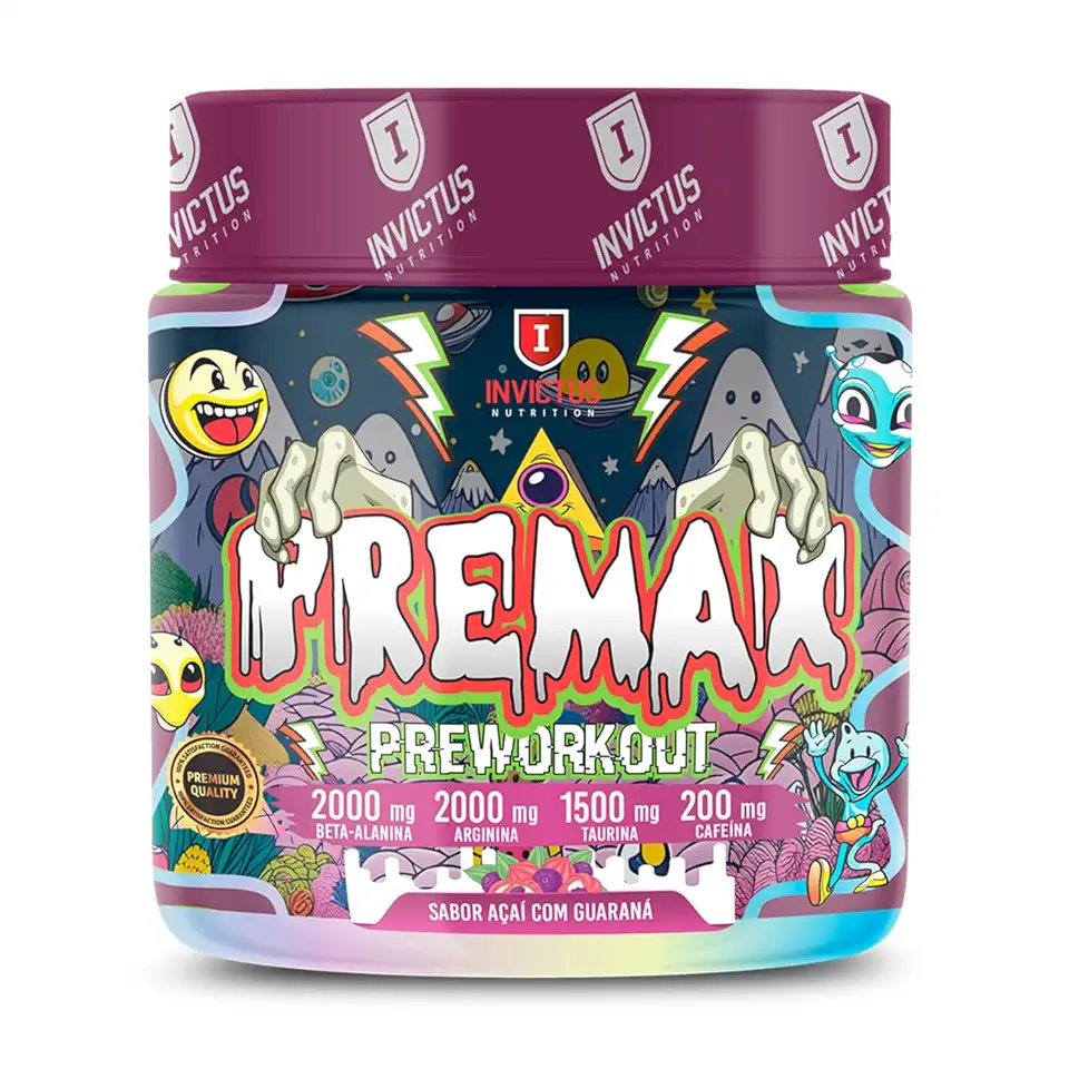 Pré-Treino Pré-Max Pote 300g Açaí com Guaraná + Energia, Foco e Resistência Nos Treinos