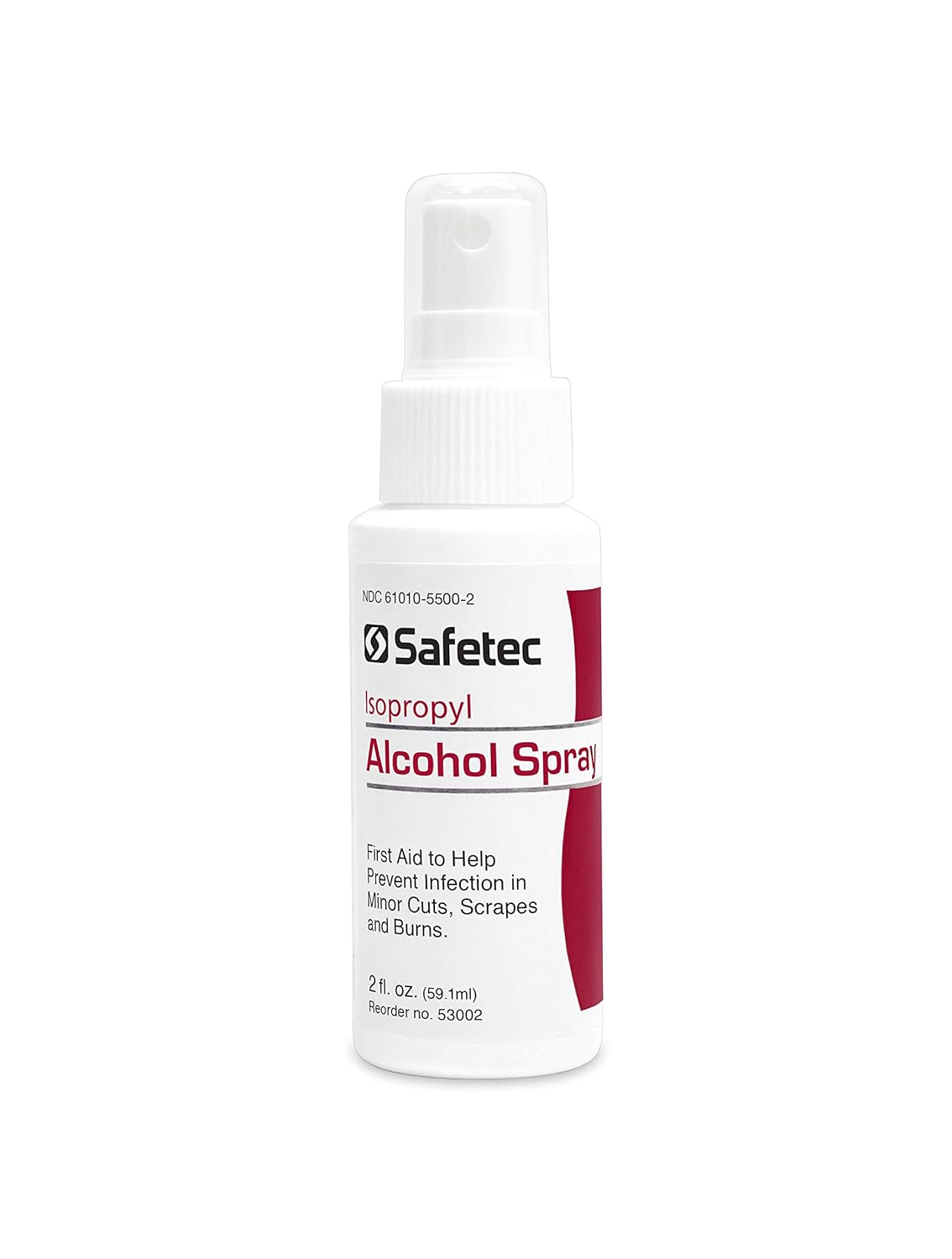 Safetec Isopropyl Alcohol Spray, 2 oz. Spray Bottle (24 Bottles/case)