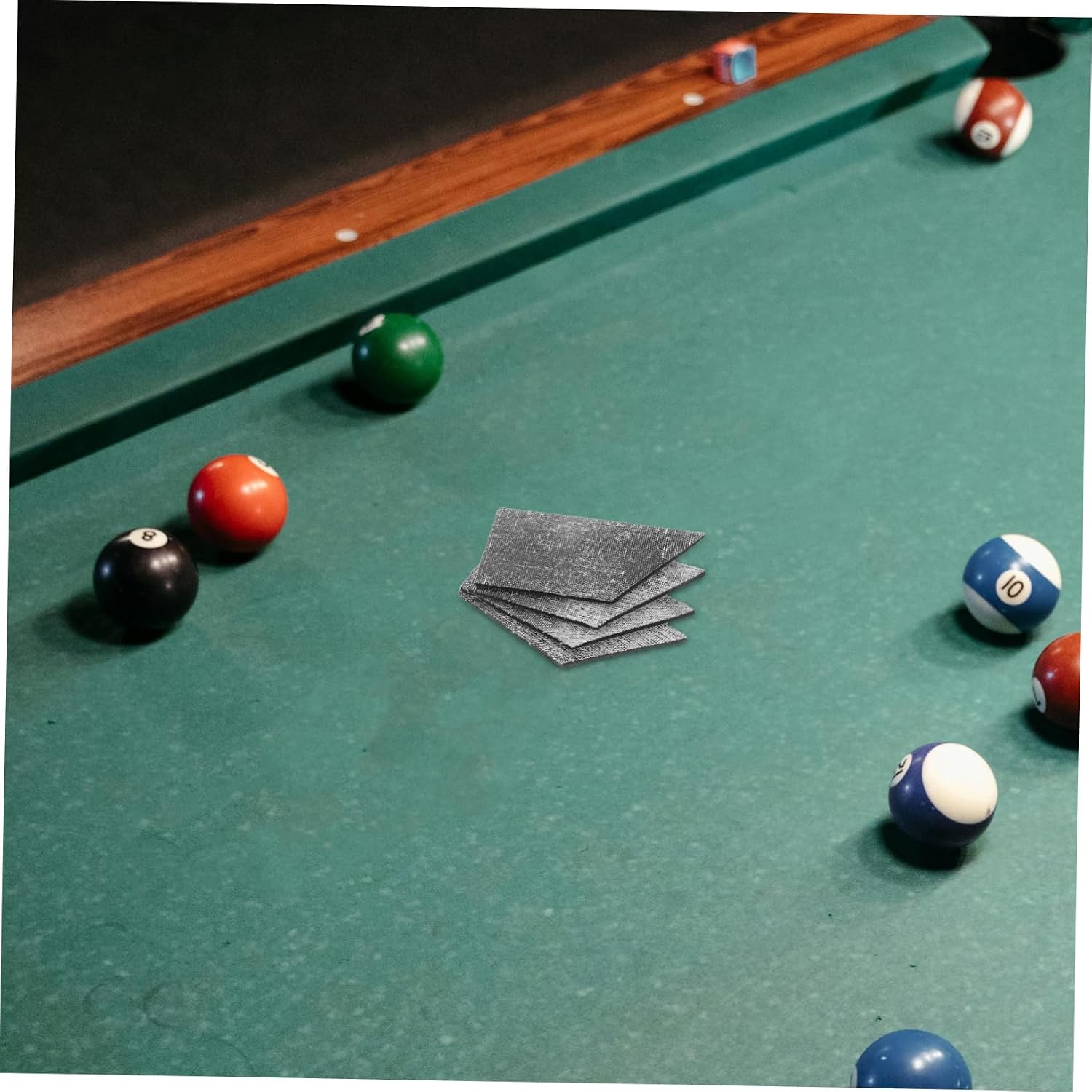 12pcs Billiard Table Cushion Pads Rubber Bumper Replacement for Pool Rail Cushions Easy Installation for Home and Commercial Use