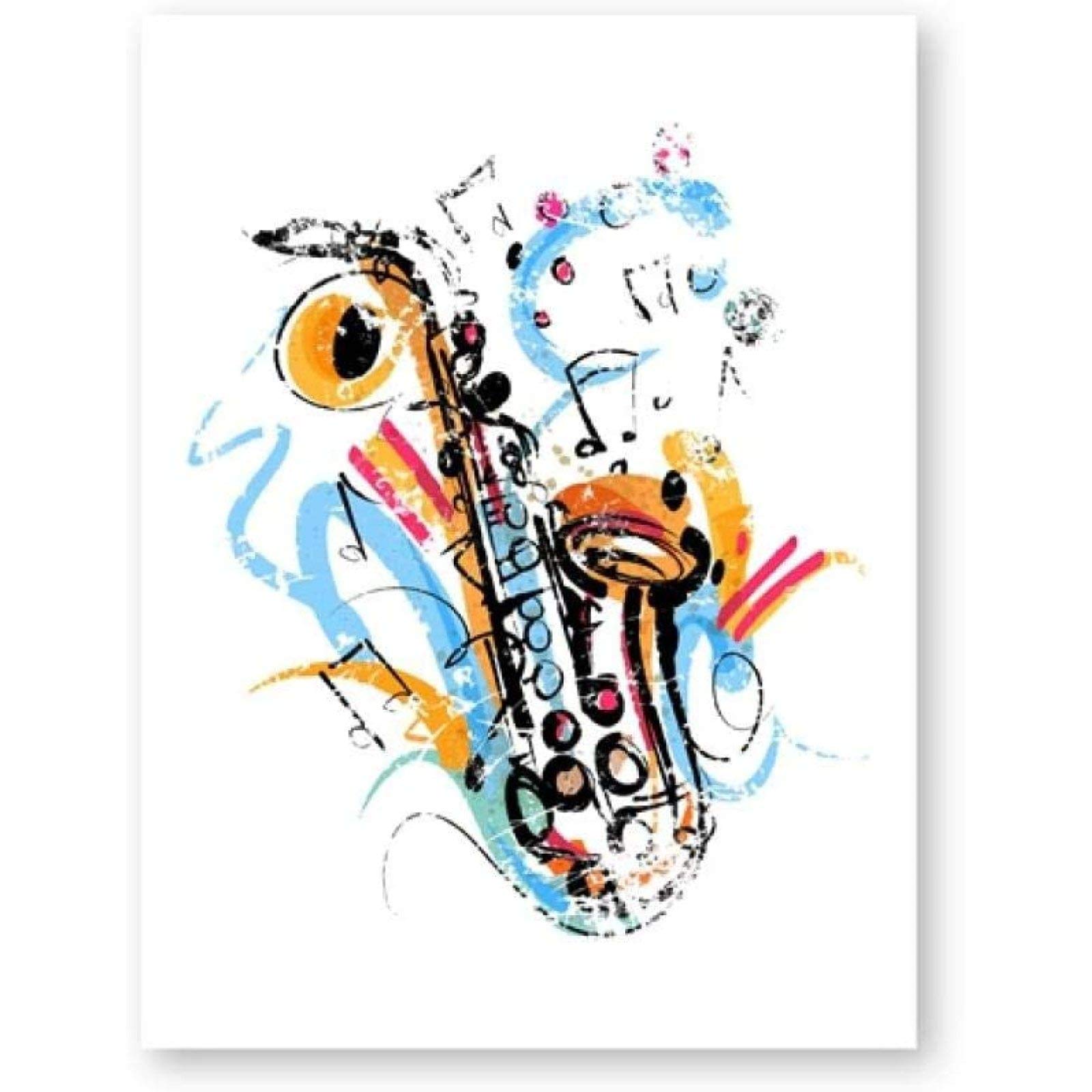 サクソフォーン女シリーズ絵画　壁掛け絵画 ピカソ 絵画「サビニの女たちの略奪」額縁4色選択可能 作品証明書 展示