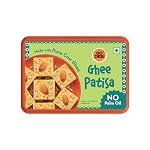 GO DESi Ghee Patisa – 200 grams | With Pure Cow Ghee | No Palm Oil | Soan Papdi | Indian Sweets