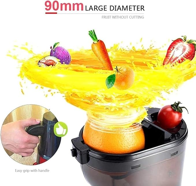 Extractor de Jugos Prensado Frío Boca Ancha 150W Función Reversa miniatura 6