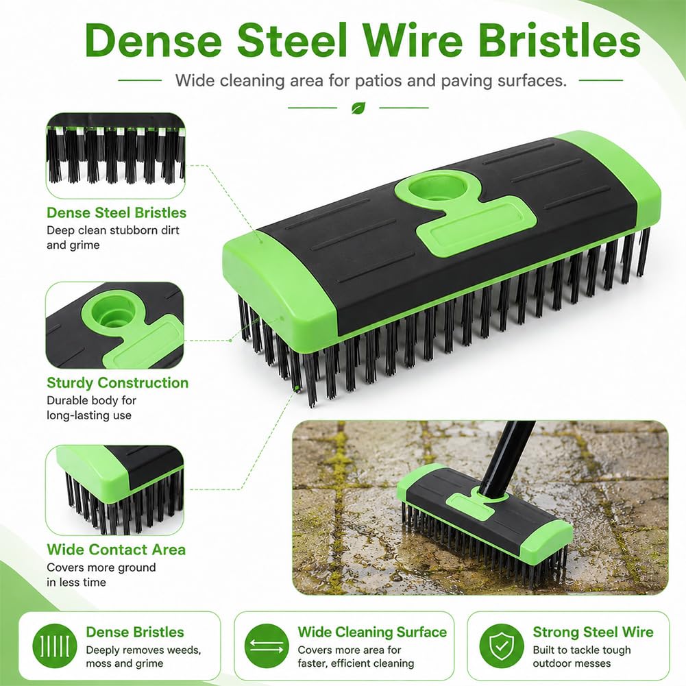 Ensemble Combo De Brosses À Mauvaises Herbes Polyvalentes 3-en-1 (#Set)