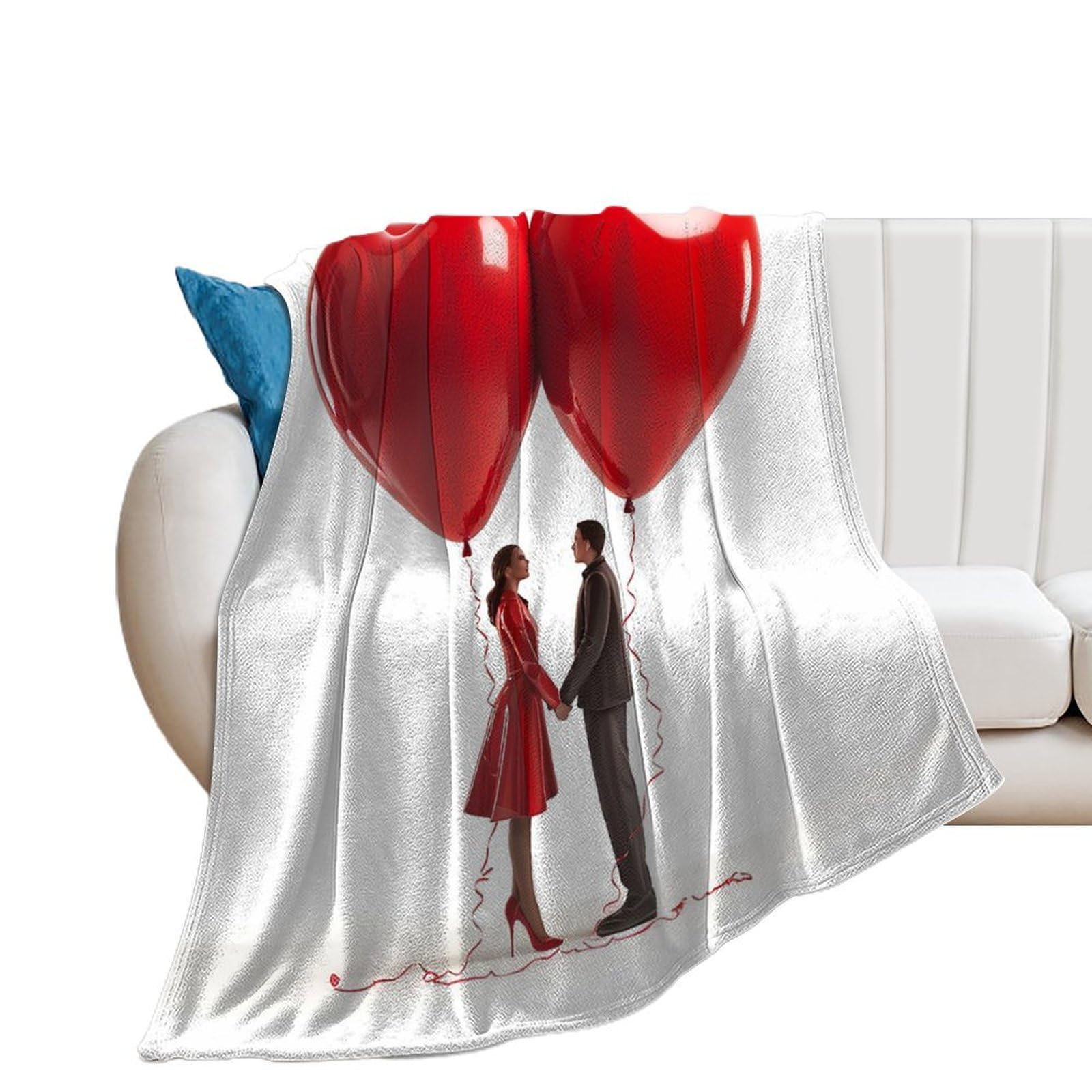 Couverture flanelle canapé anti-peluche douce pour les nuits fraîches