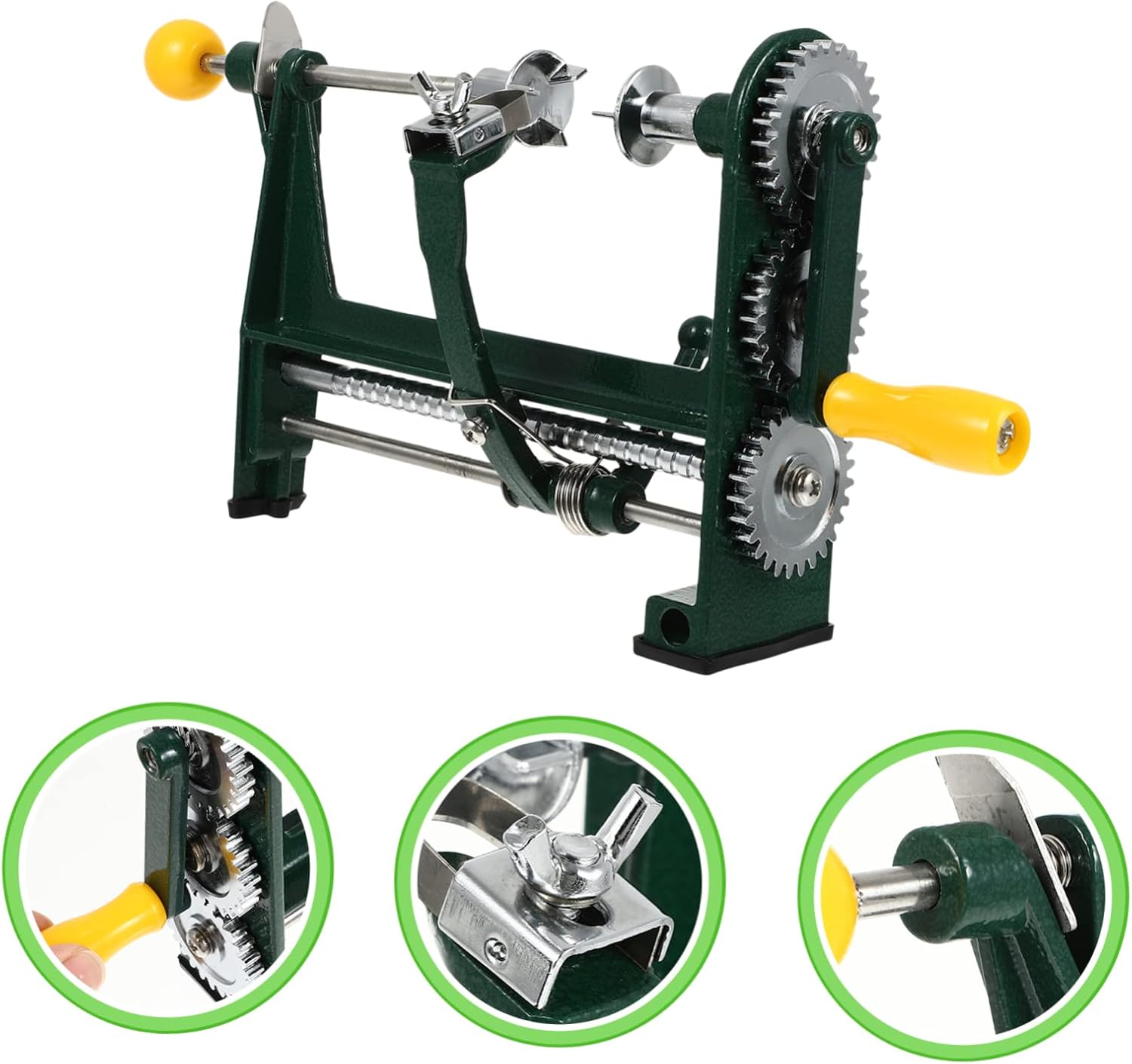 PRETYZOOM Alloy Hand Orange Potato Peeler Peeler Multifunction Slicer Corer