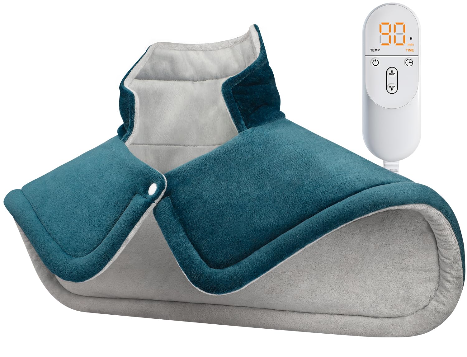 Heating Pad for Neck Shoulders Back, Valentines Day Gifts for Her Him, Weighted Heated Pad Neck Wrap Warmer for Mom Dad, Anniversary | Birthday Gifts for Women Men Wife Husband Girlfriend Boyfriend